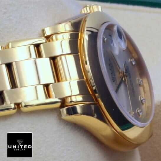 Rolex Pearl Master 81208 Gold & Diamond Dial Super Clone Premium Replica 1:1 gold rolex diamond bezel replica 2 Rolex PearlMaster Gold Diamond 81208 Replica in the rolex box
