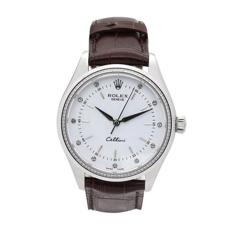 rolex-cellini-white-4233 Rolex Cellini 4233 Danaos "White Dial" Top Grade Clone 1:1 - Image 1