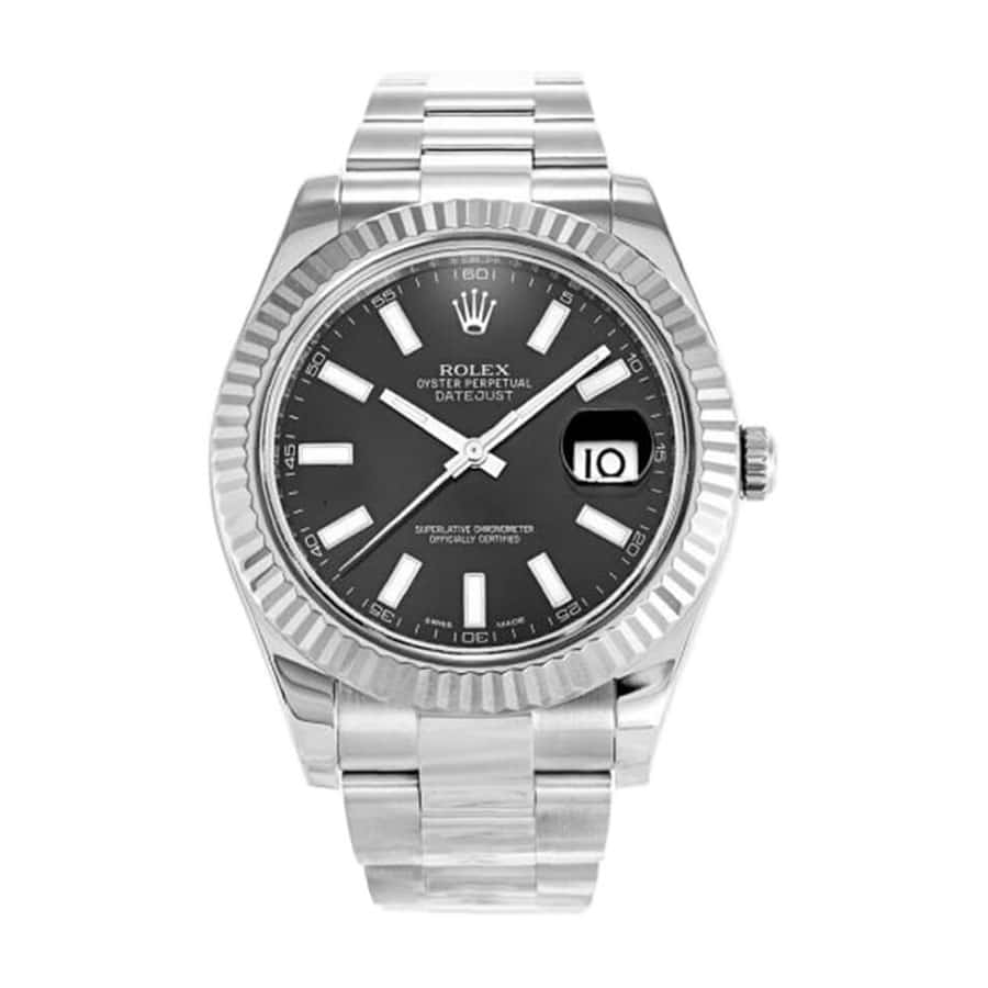 rolex-datejust-ii-black-dial-2 Rolex Datejust 116334BKSO Automatic "Black Dial" Replica 1:1 - Image 1