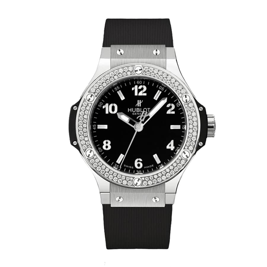 hublot-big-bang-steel-diamonds-black-steel-rubber-38mm-361-sx-1270-rx-1104-replica-1 Hublot Big Bang Steel 361.SX.1270.RX.1104 "Diamond Bezel" Ultra Clone 1:1 - Image 1