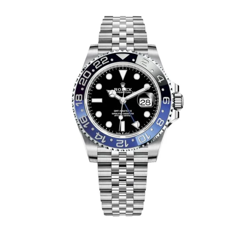 Home rolex gmt master ii ceramic black and blue bezel batman jubilee 116710blnr replica