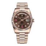 Rolex Day-Date 128235 "Chocolate Dial" Top Grade Clone 1:1