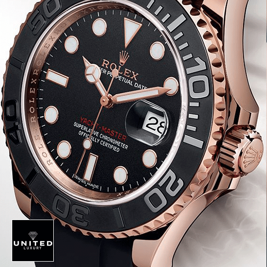 Rolex Yacht-Master 116655 Supreme Replica Edition Rolex Yacht Rolex Yacht Master 116655 Stainless Steel Crown Replica on the ceramic