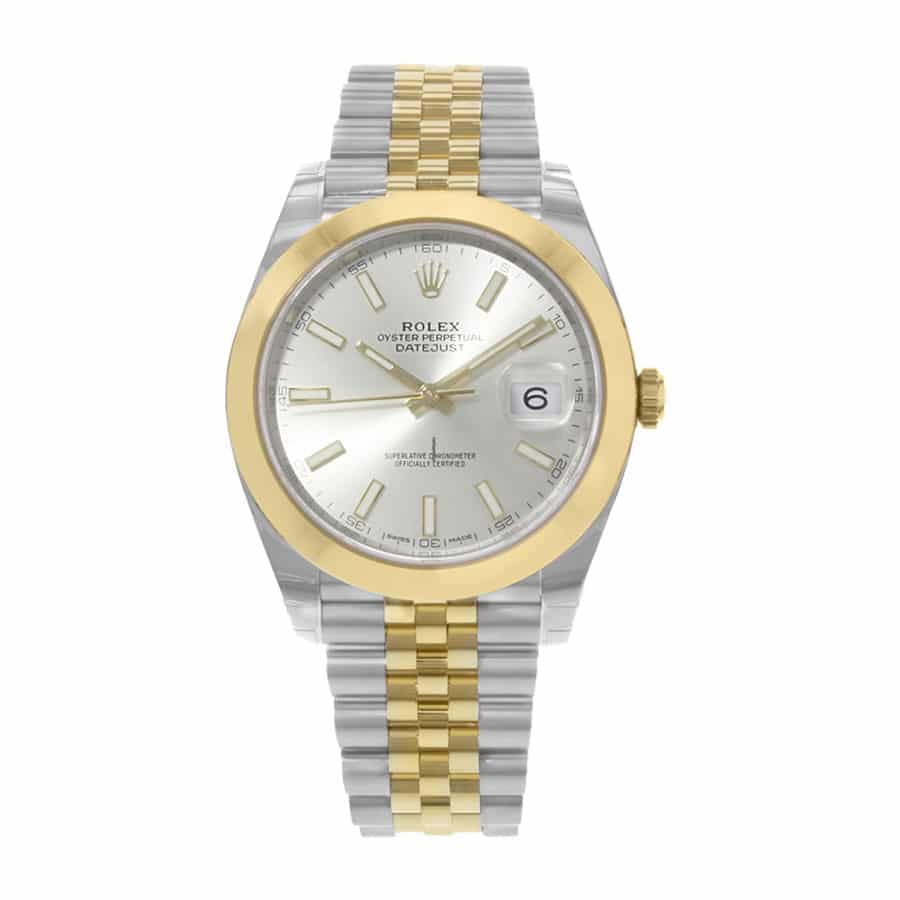 rolex-datejust-126303-41mm-yellow-gold-steel-automatic-slate-dial Rolex Datejust 126303-0002 Yellow Gold Super Accurate Clone - Image 1