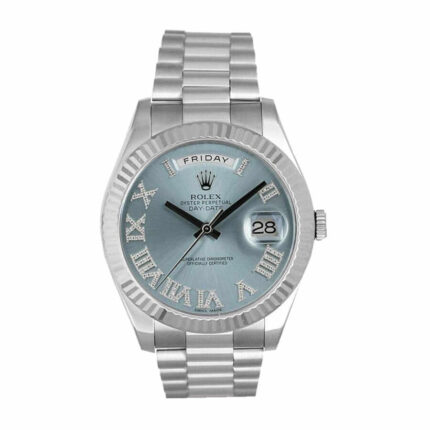 Rolex Day-Date II 218239 "Ice Blue Roman Dial" Masterpiece Replica