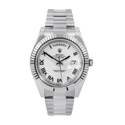 Rolex Day-Date II 218239 "White Dial" Perfect Clone Quality