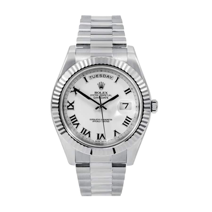 rolex-day-date-ii-218239-replica-3 Rolex Day-Date II 218239 "White Dial" Perfect Clone Quality - Image 1