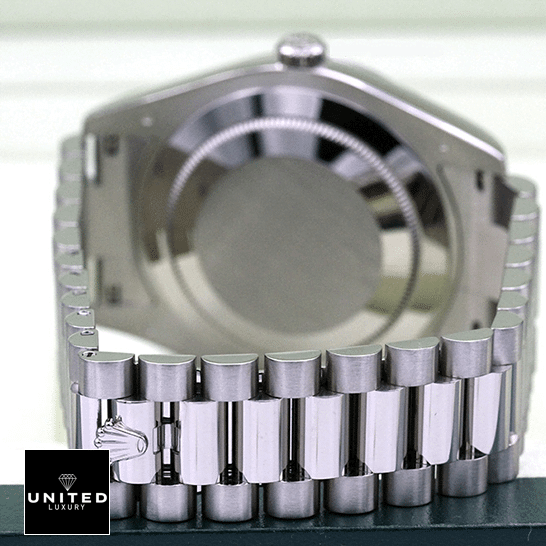 Rolex Day-Date 218239-0041 "White Roman Dial" First-Class Clone rolex day date218239 0041 replica bracelet rolex-day-date218239-0041-replica-bracelet