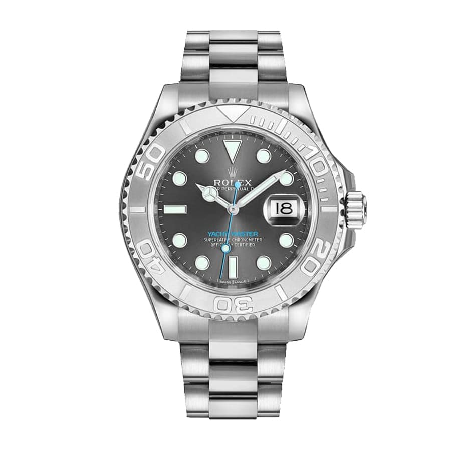rolex-yacht-master-116622-steel-platinum-automatic-grey-rhodium-dial-replica-1 Rolex Yacht-Master 116622 Rhodium Supreme Replica Edition - Image 1