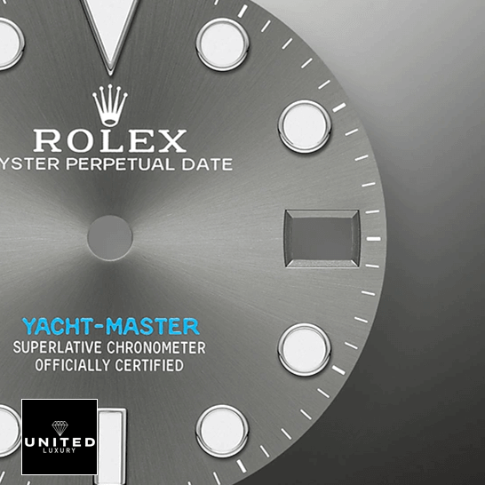 Rolex Yacht-Master 116622 Rhodium Supreme Replica Edition rolex yacht master 268622 steel platinum automatic grey rhodium dial replica dial unitedluxurynet 2 Rolex Yacht Master 268622 Grey Dial Replica grey background