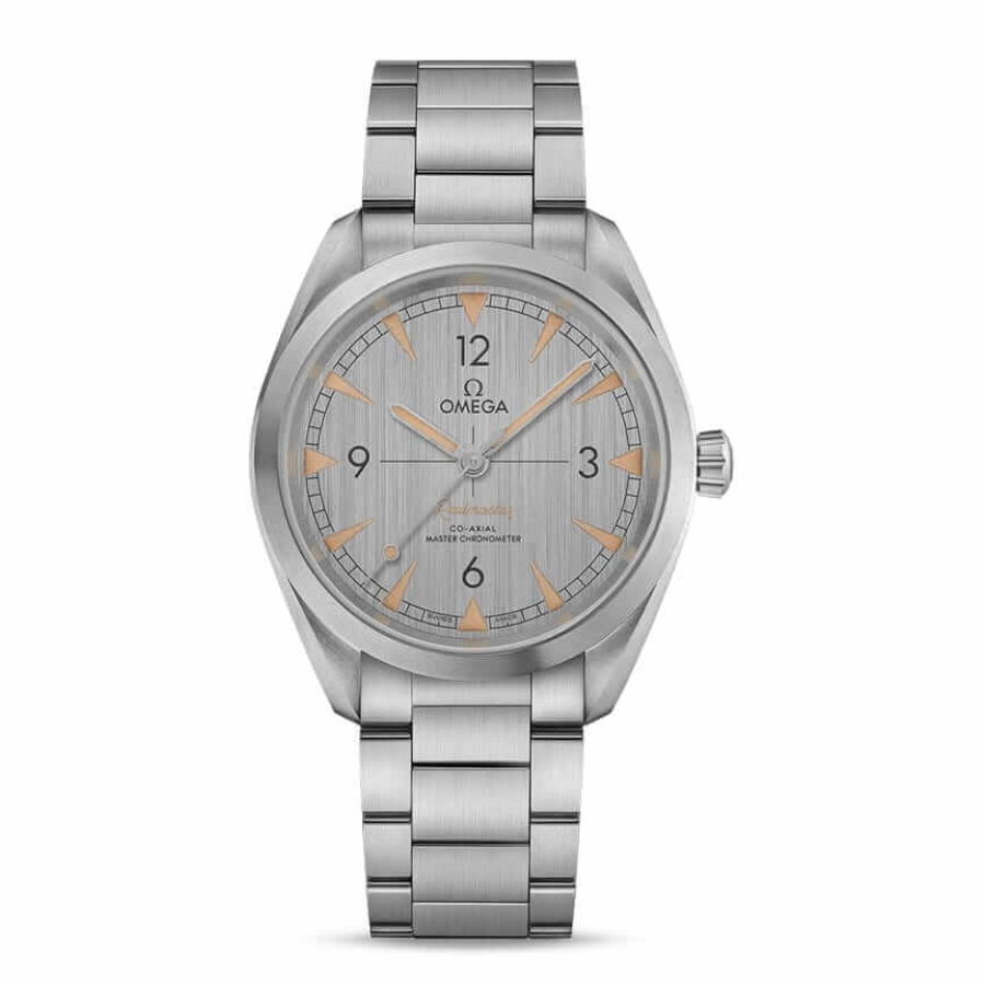 Omega-Railmaster-White-Replica Omega Railmaster Co-Axial Master Steel 220.10.40.20.06.001 Perfect Duplicate 1:1 - Image 1