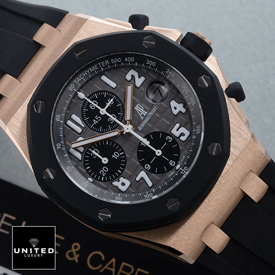 AP Royal Oak Offshore Super Clone 25940OK.OO.D002CA.01 United Luxury Shop Deluxe Replica Edition audemars piguet royal oak o ffshore 25940OK.OO .D002CA.01 replica unitedluxury 1 Audemars Piguet 25940OK.OO_.D002CA.01 Royal Oak Black Dial Gold Case Replica