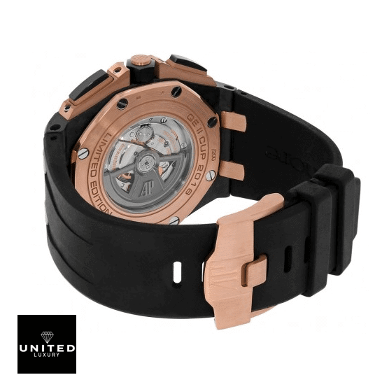 Audemars Piguet Royal Oak Offshore 26406FR.OO.A002CA.01 "Queen Elizabeth" Perfect Clone Quality audemars piguet oak offshore queen elizabeth back audemars_piguet_oak_offshore_queen_elizabeth_back