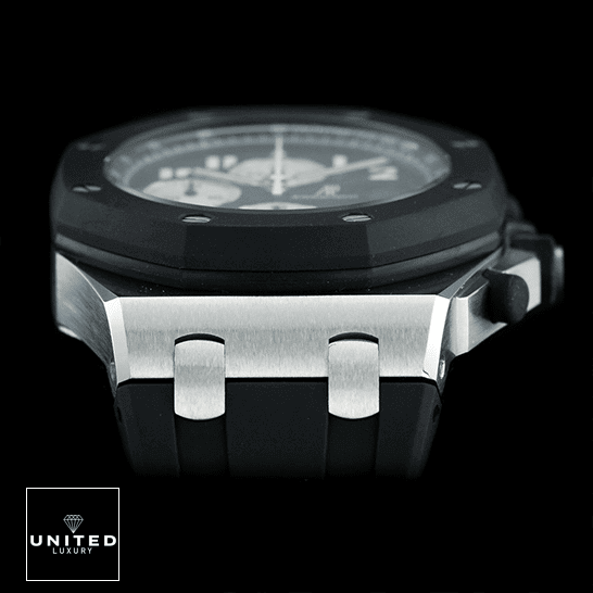 Audemars Piguet Royal Oak Offshore 25940SK.OO.D002CA.03 Master Clone Quality audemarspiguet royaloakoffshore 25940SK.OO .D002CA.03 replica bezel Audemars Piguet Black Bezel 25940SK.OO_.D002CA.03 Replica black background