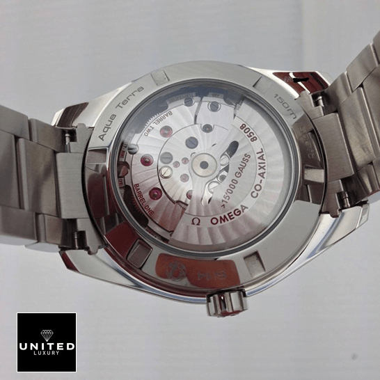Omega Seamaster Aqua Terra Co-Axial Master Chronometer 231.10.42.21.01.002 Authentic Clone 1:1 omega aqua terra 231.10.42.21.01.002 replica back Omega Co Axıal Aqua Terra Stainless Steel Case Replica upside view