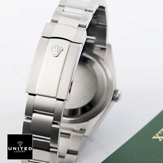 Rolex Datejust 115200-0004 Supreme Replica Edition rolex datejust 115200 0004 steel automatic silver dial oysterr replica back Rolex Datejust 115200-0004 Steel Silver Replica stainless steel clasp