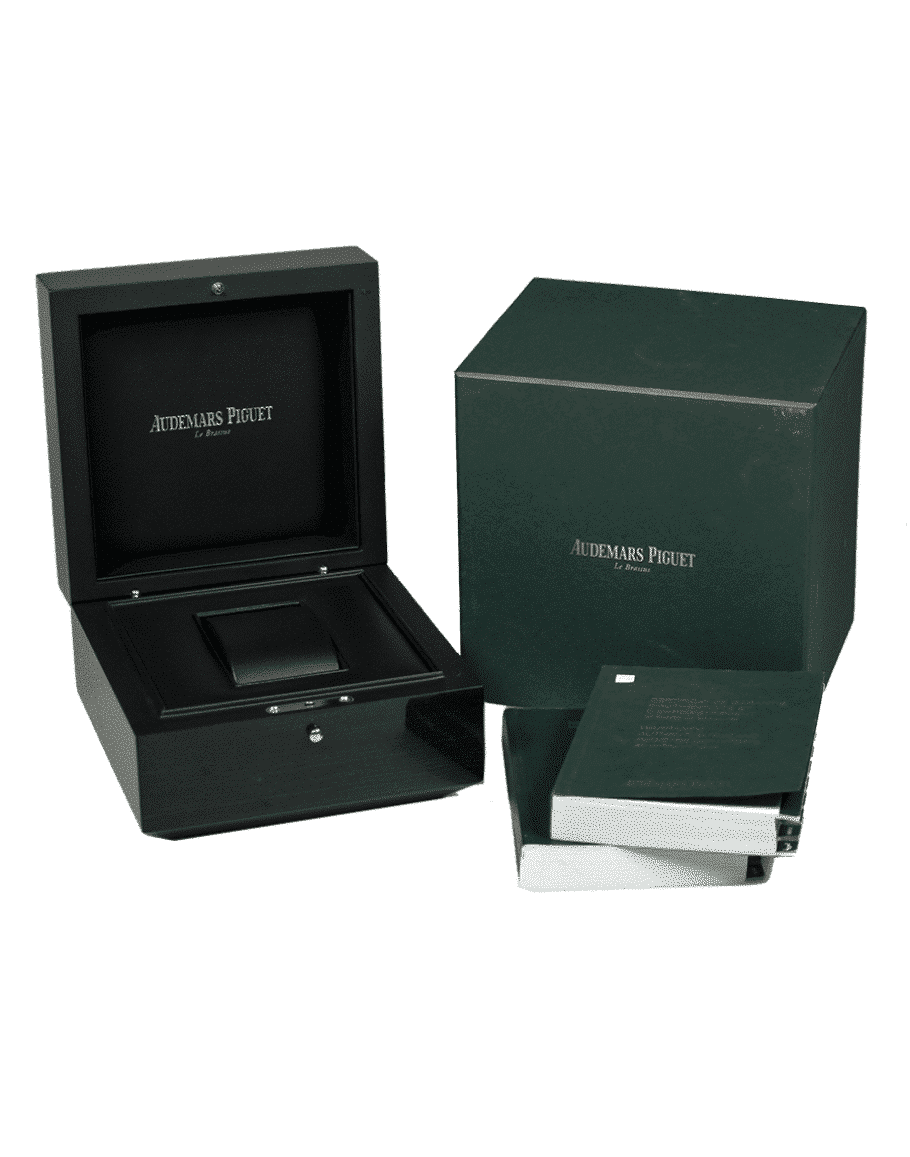 Audemars-Piguet-Box-910x1157-1 Audemars Piguet Royal Oak Box & Papers Reproduction Set Perfect Super Clone - Image 1