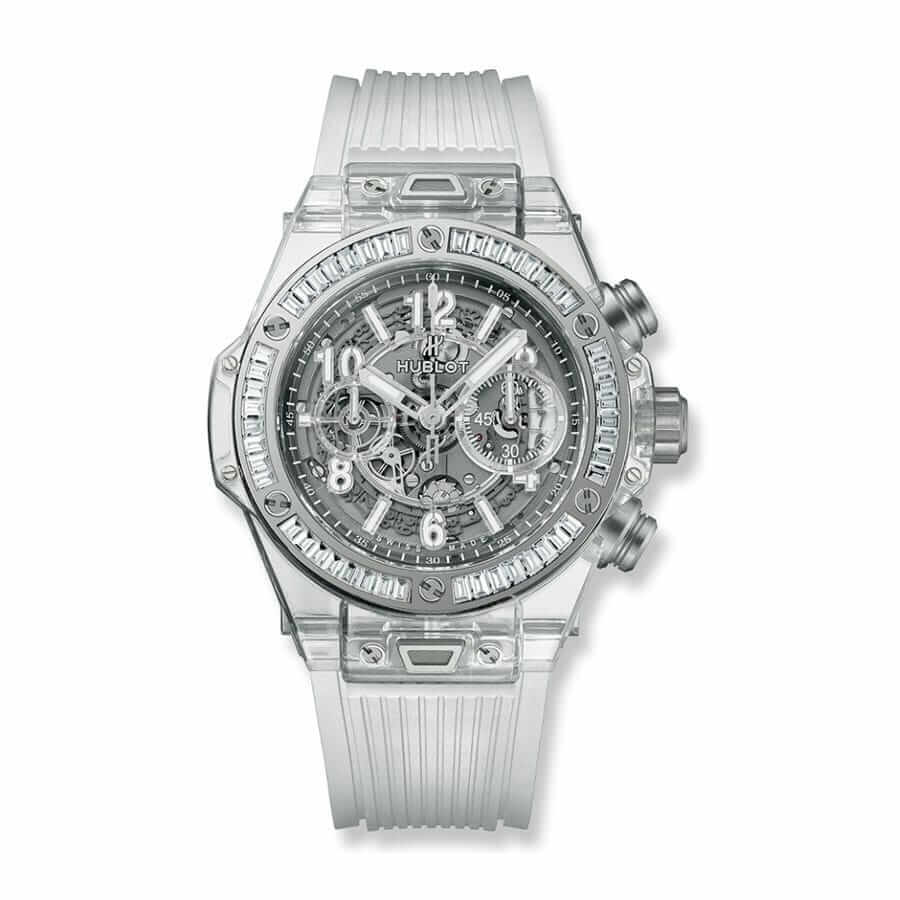 hublot-big-bang-unico-sapphire-baguettes-45mm-watch-411-jx-4802-rt-1904 Hublot Big Bang Unico Sapphire Diamond 411.JX.4802.RT.1904 Luxury Clone Quality - Image 1