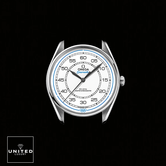 Omega Seamaster 522.32.40.20.04.001 White Dial Replica Omega Seamaster Master Co Axial Replica black background