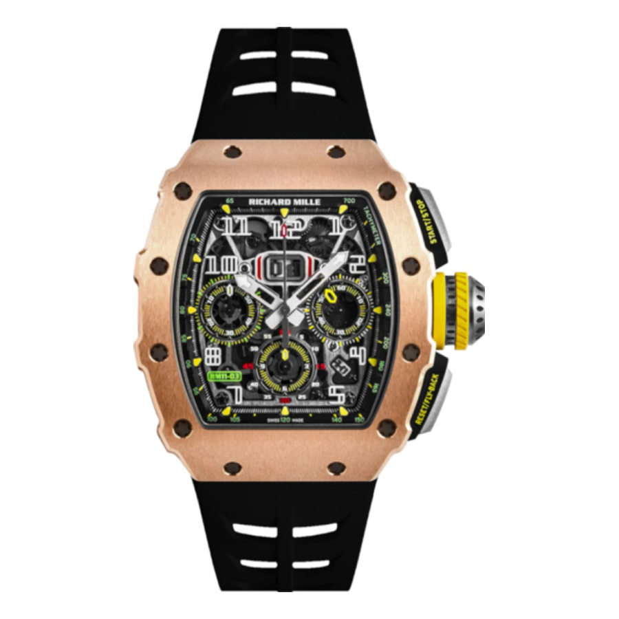 RM-Rose-Gold-Flyback-Replica-2 Richard Mille RM 11-03 "Rose Gold" Master Clone Quality - Image 1