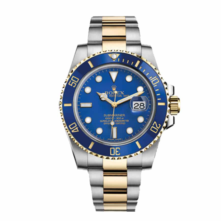 Rolex-Submariner-Date-Two-Tone-Blue-Dial-16613-Replica-1 Rolex Submariner Date 16613 "Bluesy" Exclusive Clone Edition - Image 1