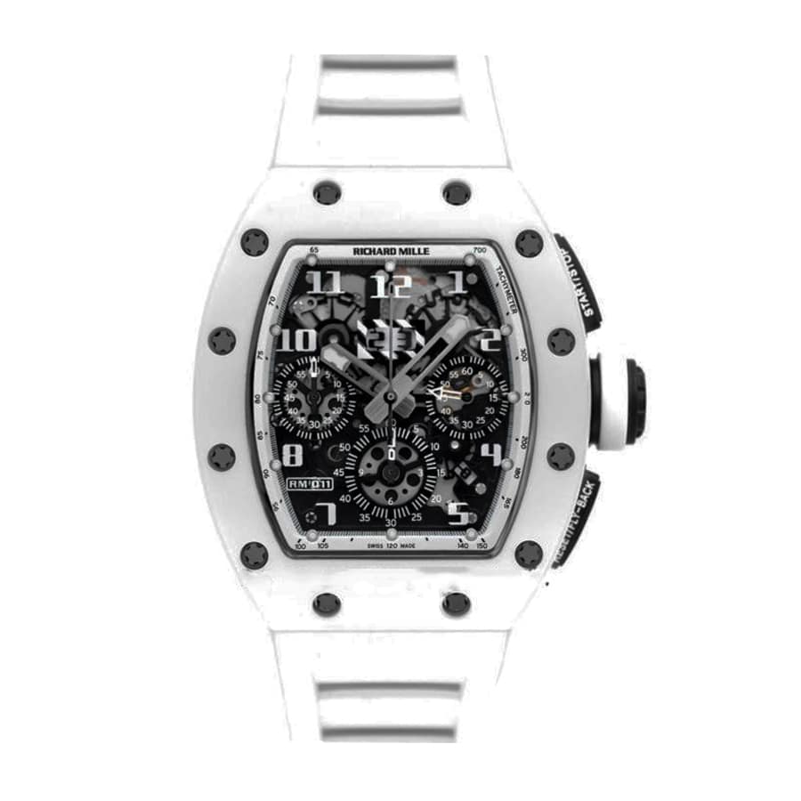 richard-mille-rm011-fm-felipe-massa-flyback-limited-chronograph-replica Richard Mille RM 011 "White Ghost" Chronograph Precision Replica Edition - Image 1