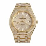 Audemars Piguet Royal Oak 15400SR.OO.1220SR.01 "Fully Iced Out" Elite Clone Edition