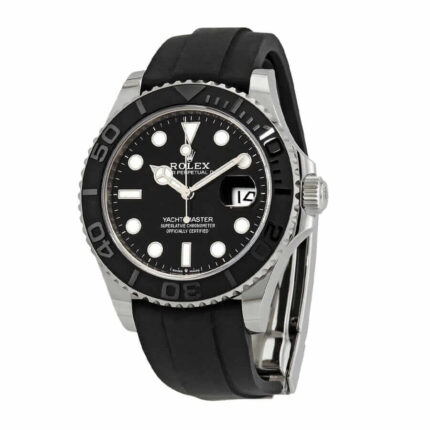 New Arrivals rolex yacht master 40 226659 white gold automatic rubber black dial