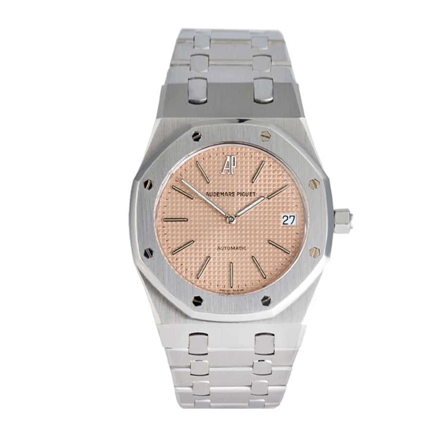 audemars-piguet-royal-oak-selfwinding-orange-dial-14802st-replica-1 Audemars Piguet Royal Oak 14802ST "Jubilee" Near Original Replica - Image 1