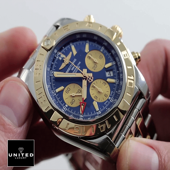 Breitling Chronomat B01 CB0110121C1C1 "Super Chronomat" Super Clone Quality breitling_chronomat_44_blue_dial_cB0110121C1C1_replica_front_unitedluxurynet