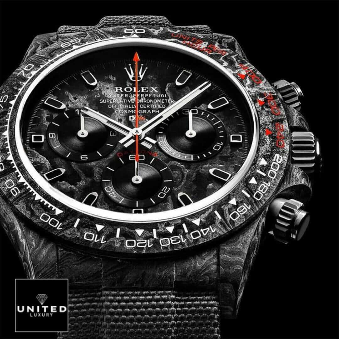 Rolex Cosmograph Daytona 116503-NTPT-RED "NTPT Carbon Speedster" Top Tier Replica Edition Yeni Proje 3 34 Rolex Daytona Speedster Black Dial 116503-NTPT-RED Replica