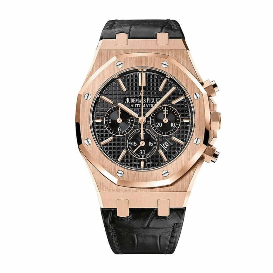 audemars-piguet-royal-oak-chronograph-26320or-oo-d002cr-01-replica Audemars Piguet Royal Oak Chronograph 26320OR "Rose Gold" Exceptional Replica 1:1 - Image 1