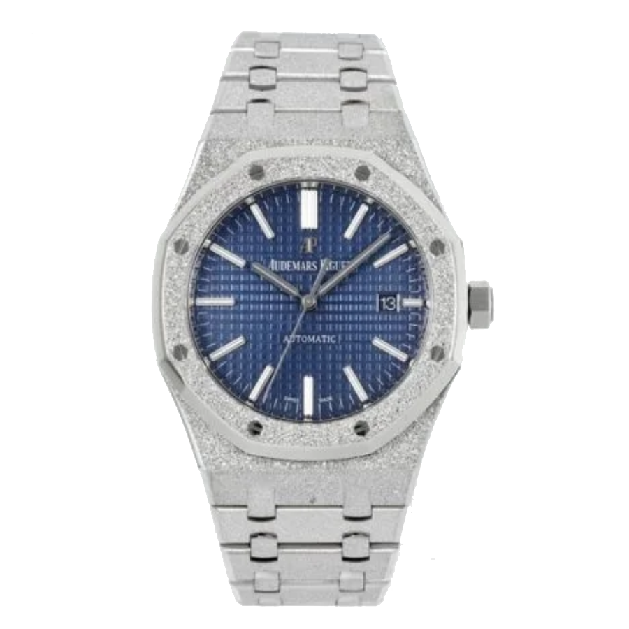 Frosted-AP-Blue-Replica-4 Audemars Piguet Royal Oak 67653BC.GG.1263BC.02 "Frosted" Blue Dial Collector’s Clone 1:1 - Image 1