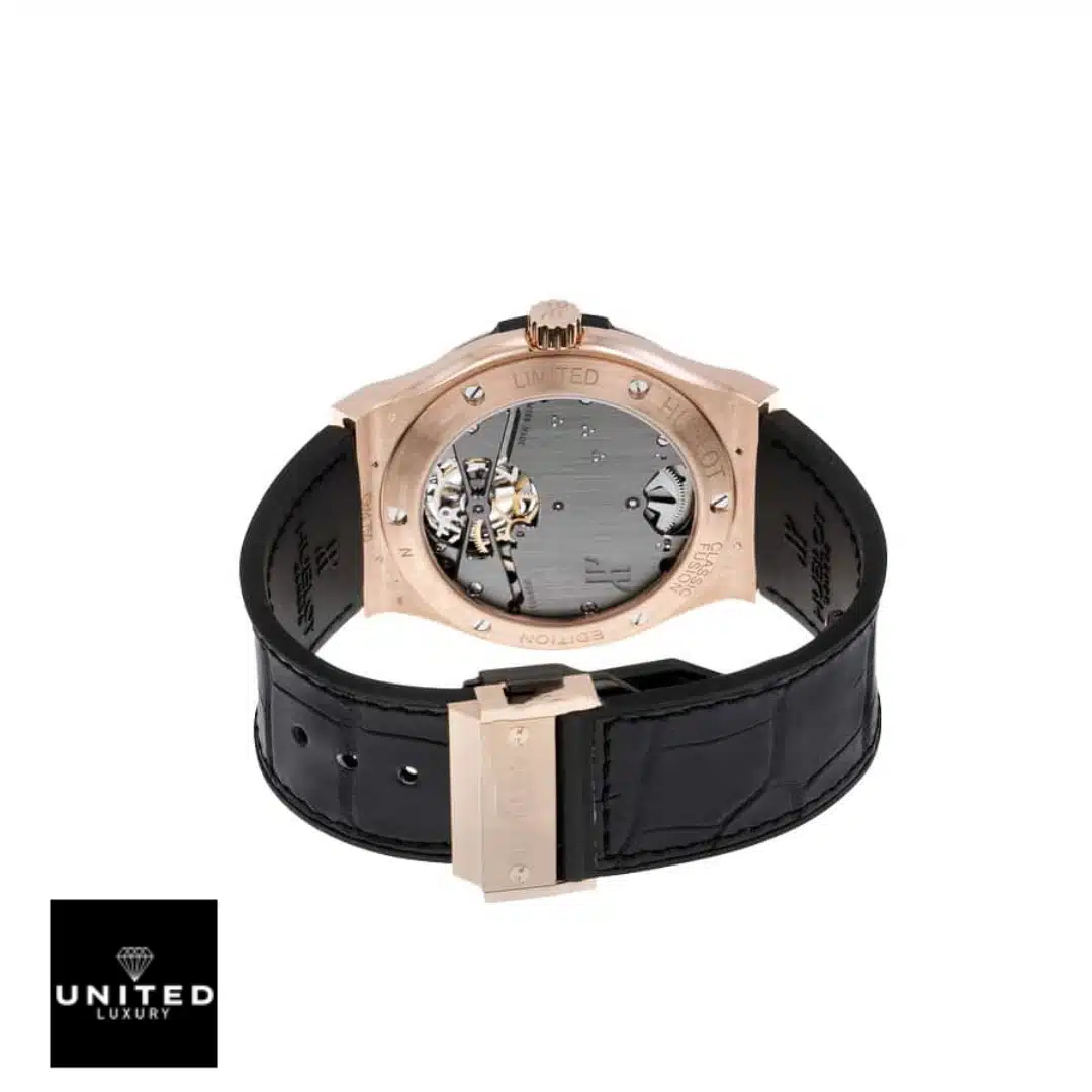 Hublot Big Bang Tourbillon 505.OX.2610.LR "White" Super Clone Edition Yeni Proje 4 9 Hublot Classic Fusion Tourbillon 505.OX.2610.LR Black Leather Bracelet Replica