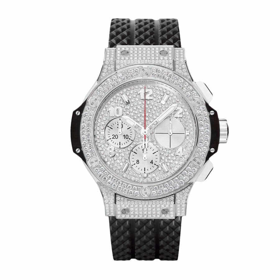 hublot-classic-fusion-chronograph-with-diamond-silver-dial-replica Hublot Big Bang Unico 301.CX.130.RX "Diamond" Super Clone Perfect Duplicate 1:1 - Image 1