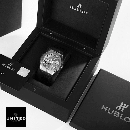 Hublot Classic Fusion 505.NX.0170.LR "Skeleton Dial" Top Replica 1:1 hublot classicfusion 505.nx .0170.lr replica Hublot Classic Fusion Steel Bezel Replica in the box