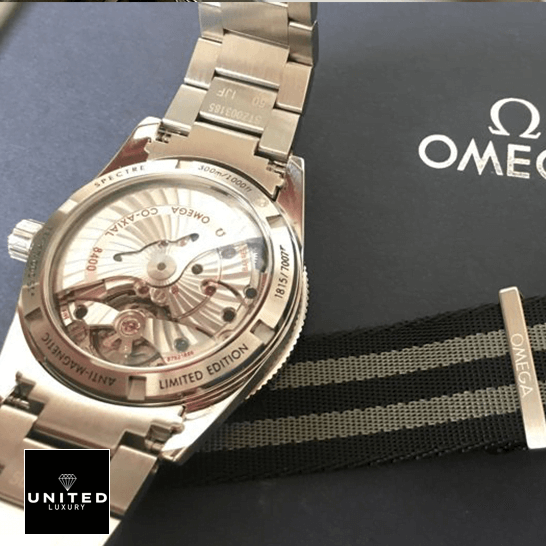 Omega Seamaster 233.32.41.21.01.001 "Spectre" Limited Edition Near Original Replica Omega Seamaster 30 Spectre Stainless Steel Replica upside view