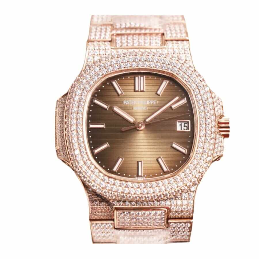 replica-patek-philippe-nautilus-jumbo-5711-r8-replica-2-1 Patek Philippe Nautilus 5711 "Iced Out Diamonds" Authentic Replica Edition - Image 1
