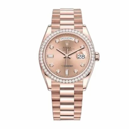 Rolex Day-Date 128345PDP "Pink Diamond" Super Clone Exceptional Replica 1:1