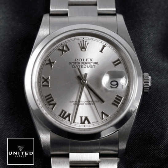 Rolex Datejust 116200 "Black Dial" Super Clone Quality Rolex Datejust 36 Perpetual 116200 Silver Romen Numerial Dial Replica