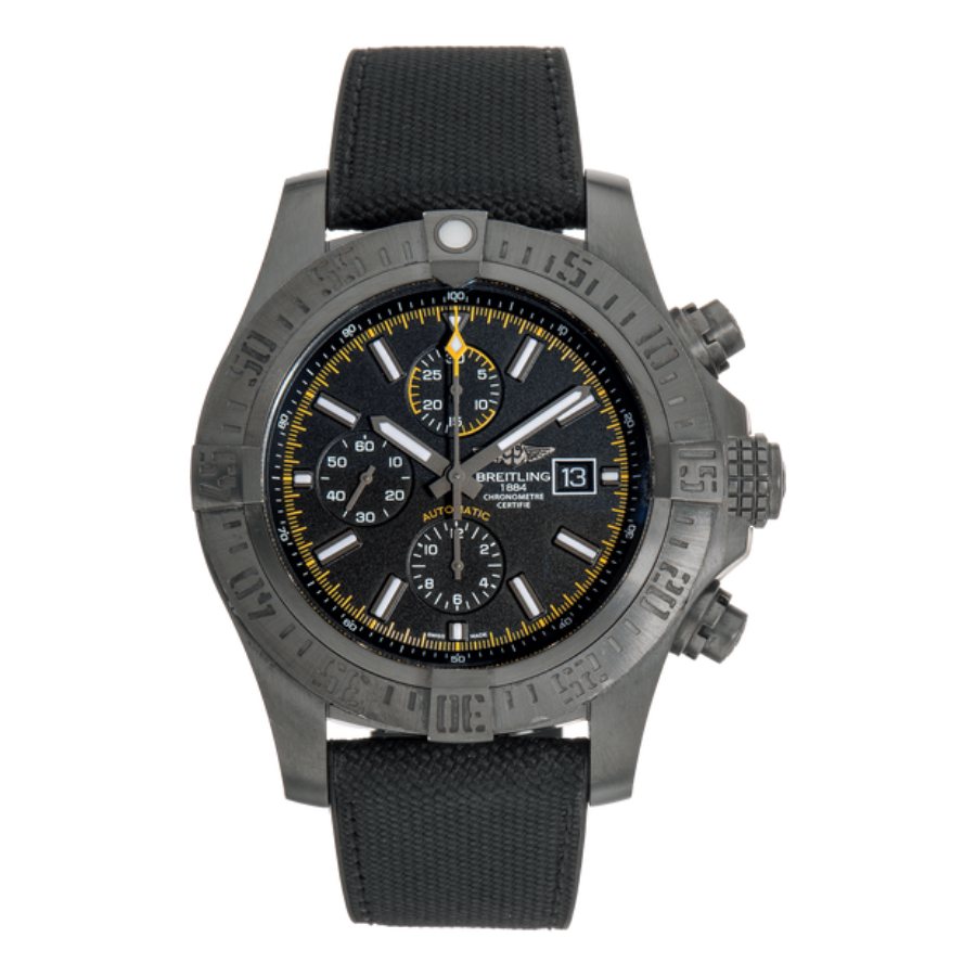 Breitling-Super-Avenger-II-Black-Steel-M133711A_BF30-Replica Breitling Super Avenger II M133711A/BF30 "Black Steel" Luxury Clone Quality - Image 1