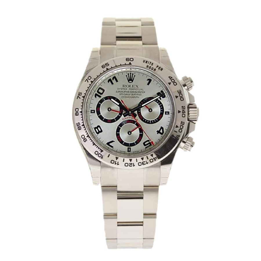 Rolex-Daytona-116509-White-Gold-Silver-Dial-Replica Rolex Cosmograph Daytona 116509 "White Gold" True to Original Copy - Image 1