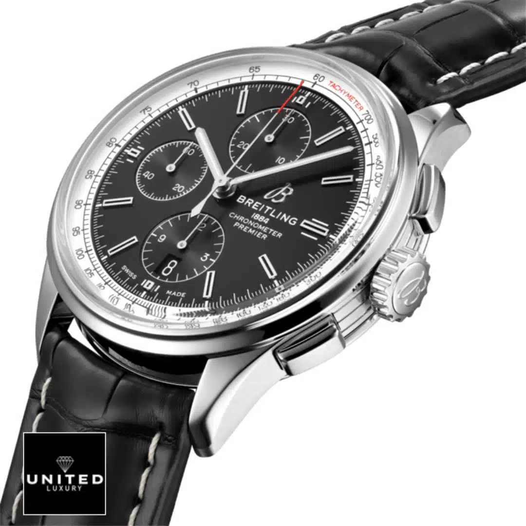 Breitling Premier Chronograph A13315351B1P2 "Black Dial" Elite Super Clone Yeni Proje 2 28 Breitling Premier Chronometer A13315351B1P2 Replica Leather Bracelet