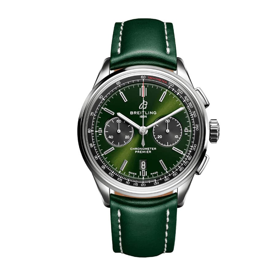 breitling-premier-b01-green-chronograph-42-bentley-ab0118a11l1x1-replica Breitling Premier B01 Chronograph AB0118A11L1X1 "Green Dial" Precision Duplicate 1:1 - Image 1