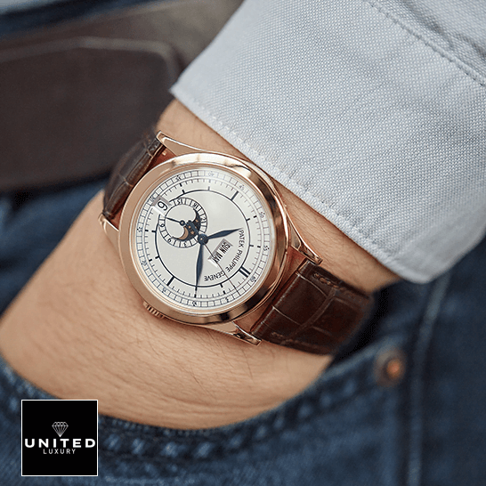 Patek Philippe Annual Calendar Moon Phase 5396R-001 "Rose Gold" True Replica 1:1 patek philippe complications 5396R 001 replica hand