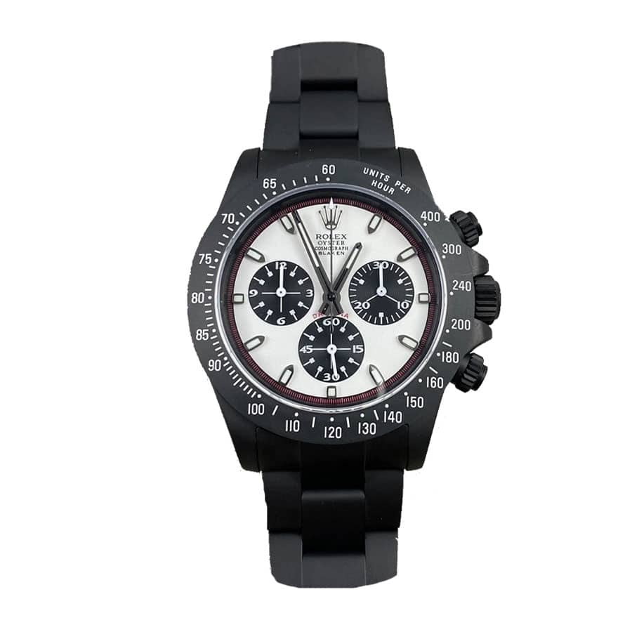 rolex-blaken-cosmograph-black-dial-paul-newman-116710ln-box-replica Rolex Cosmograph Daytona 6239 "Paul Newman" Super Clone Edition - Image 1