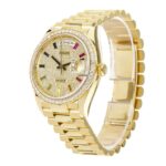 Rolex Day-Date 128348RBR "Pave Diamond Dial" Perfect Duplicate Edition - Image 2