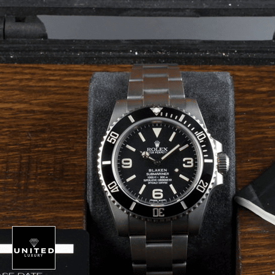 Rolex Submariner 6190 Blaken "Black Dial" Mirror Clone Quality Rolex Blaken Submariner 6190 Replica inside the box