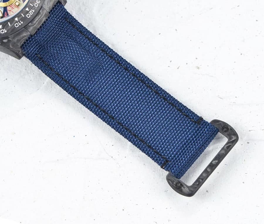 Rolex Cosmograph Daytona 2071401 "Fish Pattern Dial" Premium Copy 1:1 Rolex Daytona Blue Textile Bracelet 2071401 Replica