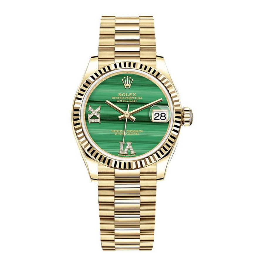 Rolex-Datejust-Gold-Green-Dial-Replica Rolex Datejust 126333 "Gold Green Dial" Signature Replica 1:1 - Image 1